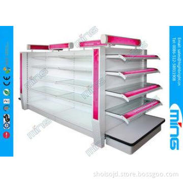 Cosmetic Gondola Supermarket Display Shelves for Retail